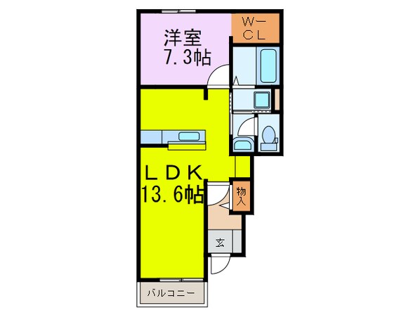 メルティング・ポット羽生の物件間取画像